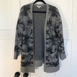 Sonoma Camo Long Chunky Women’s Cardigan Size L